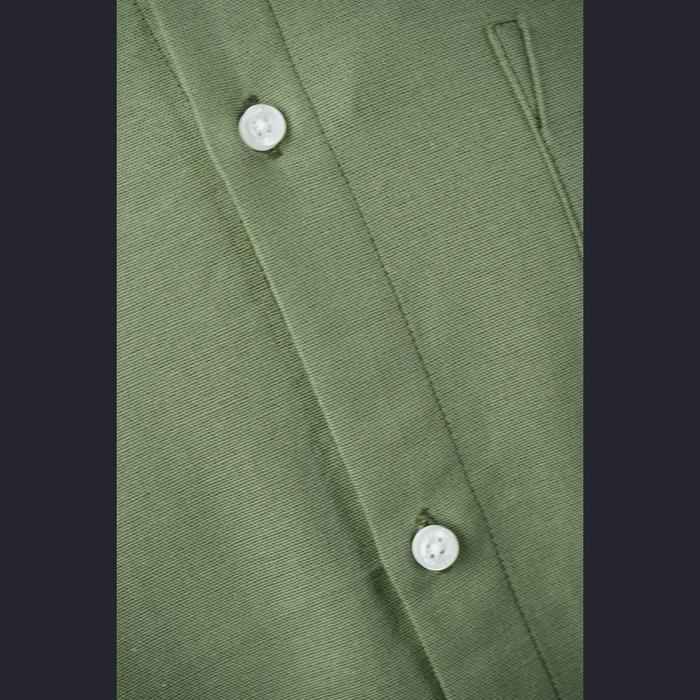 STANLEY ADAMS Kemeja Pria Shanghai Collar Lengan Pendek Varian Motif | Shanghai Shirt | Basic Fit Fo