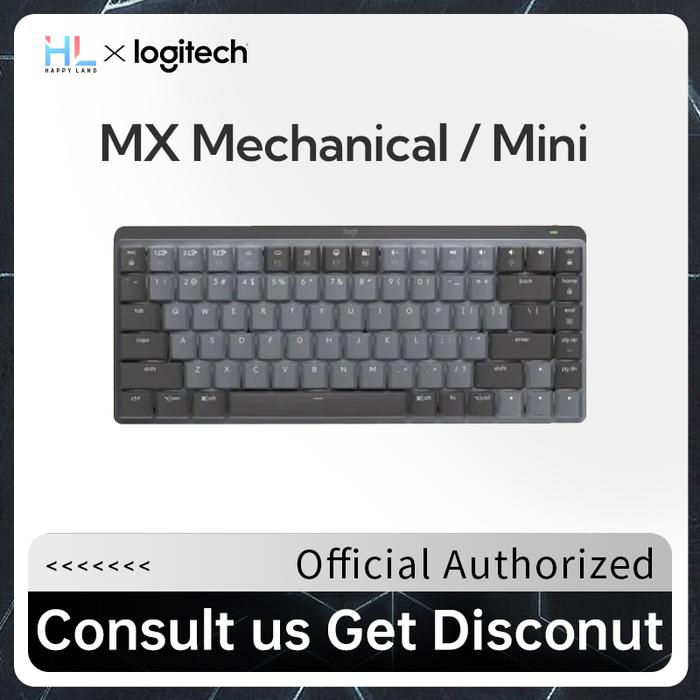 Logitech MX Mechanical Mini Wireless Gaming Keyboard Office Gaming