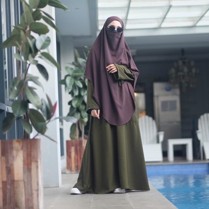 Abaya Zayba (Abaya Turki Abaya basic Basic Abaya Abaya syari)
