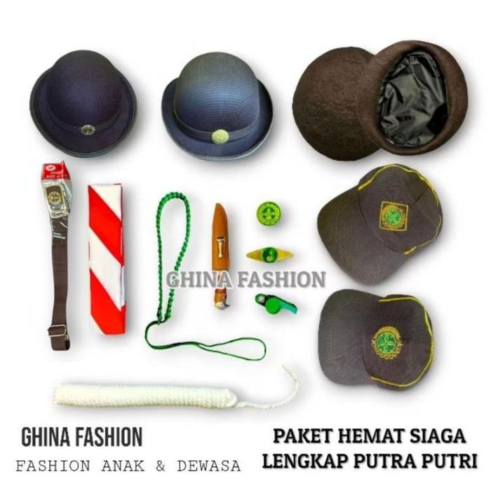 Paket Atribut Siaga Perlengkapan Pramuka SD Laki Perempuan