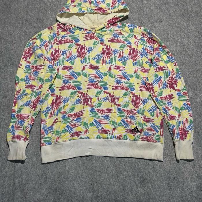 Hoodie adidas full print jaket fhasion mewah jaket art yg keren Pria Wanita Unisex Motif Katun Baju 