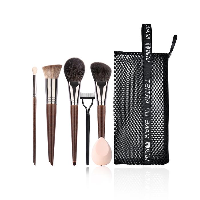 OVW 4 PCS Professional Goat Hair Eye Shadow Face Contour Foundation