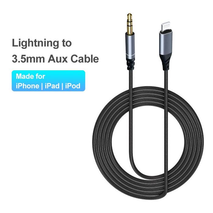 Lightning To 3.5mm Jack AUX Cable 8Pin To AUX 3.5mm Headphone Adapter