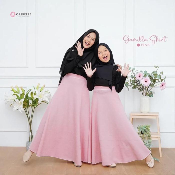 Oribelle Kids Gamilla Skirt - Basic skirt - Rok anak/Rok dewasa- Rok Bawahan - Busana Muslim -Rok or