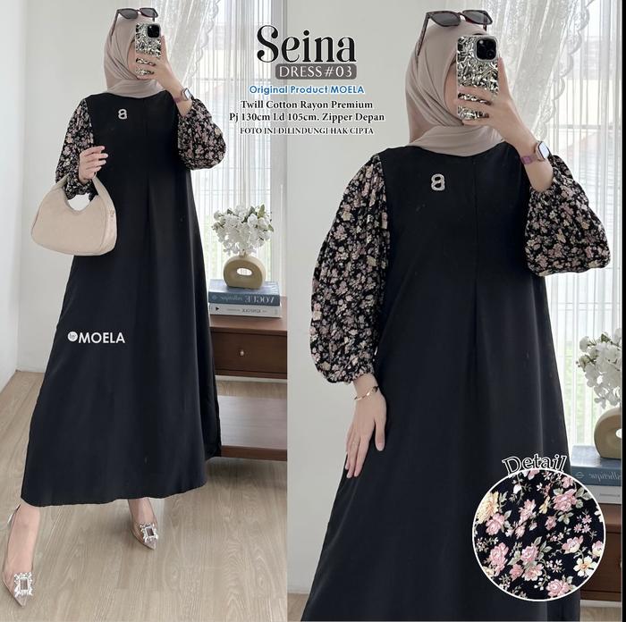 moela gamis seina dress by moela LD 105