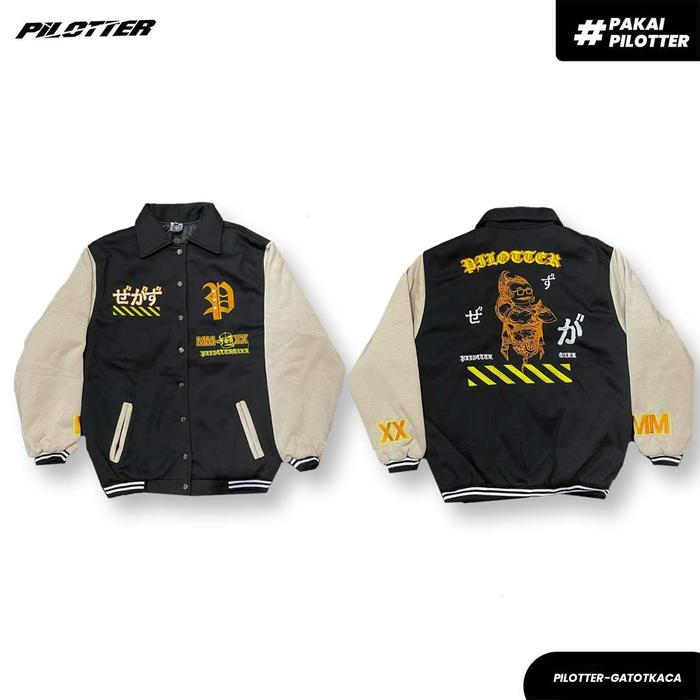 JAKET PILOTTER VARSITY GATOTKACA FREE STICKER - PLTR-498