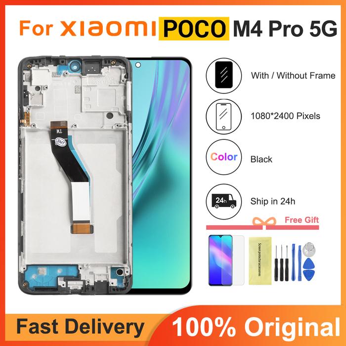 Original 6.6"For Xiaomi Poco M4 Pro LCD Display Touch Screen