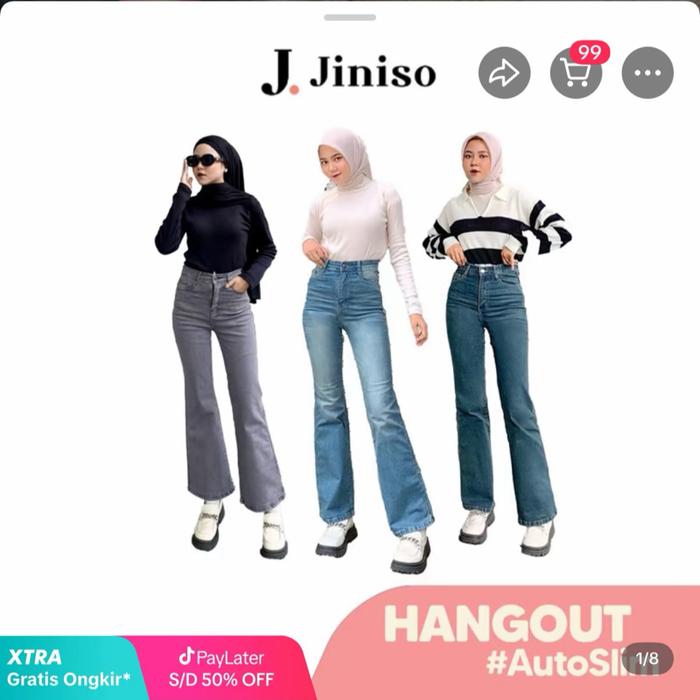 Setelan Jiniso satu set baju celana