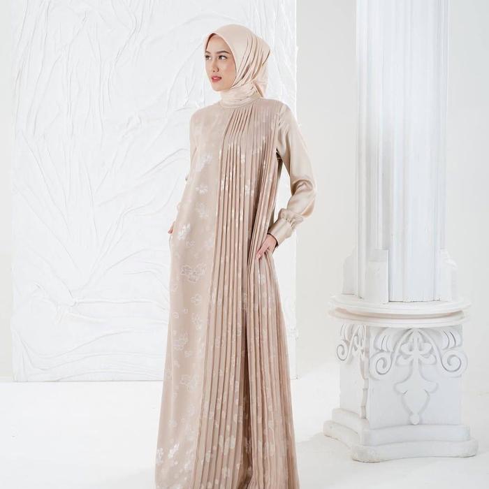 Zoya Dress / Embun Dress / Brown & Black / look simple dan timeless