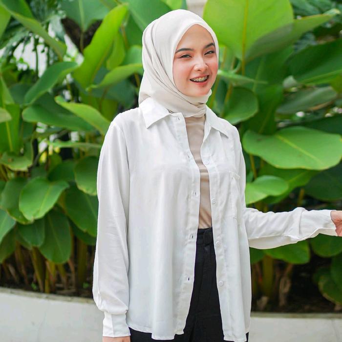 kemeja wanita Opre size Bahan Rayon premium