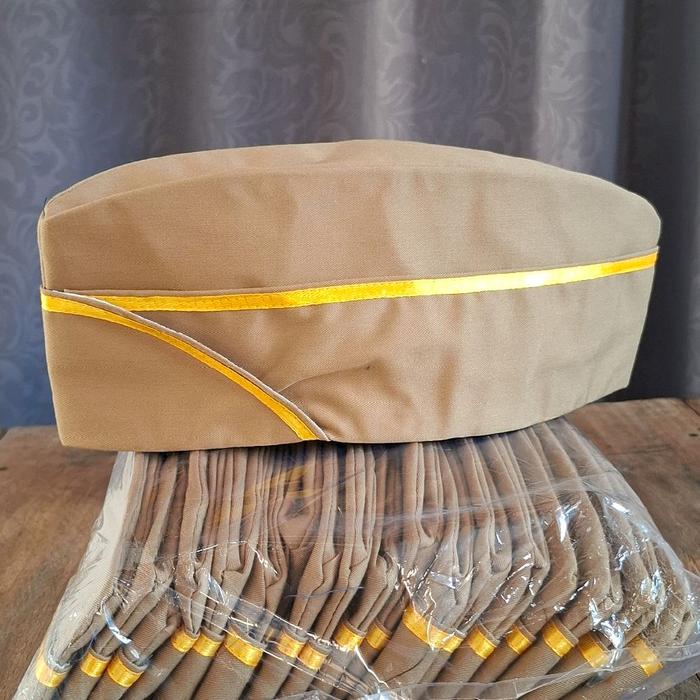 TOPI MUTZ LIST KUNING PRIA WANITA 20 PCS / 1 KODI