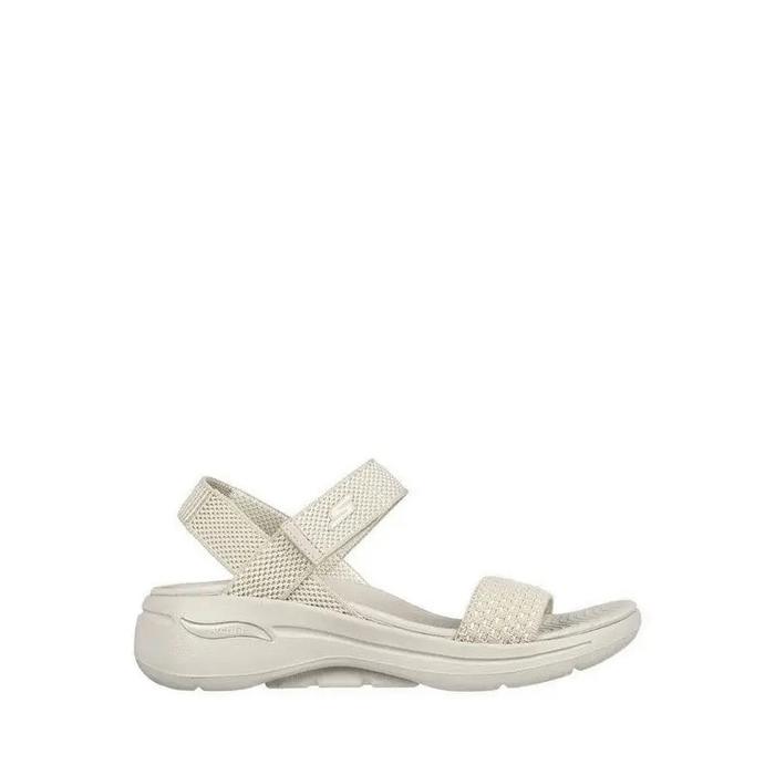 Sepatu sandal wanita/ Skechers Go walk Arch fit womens sandal -Natural