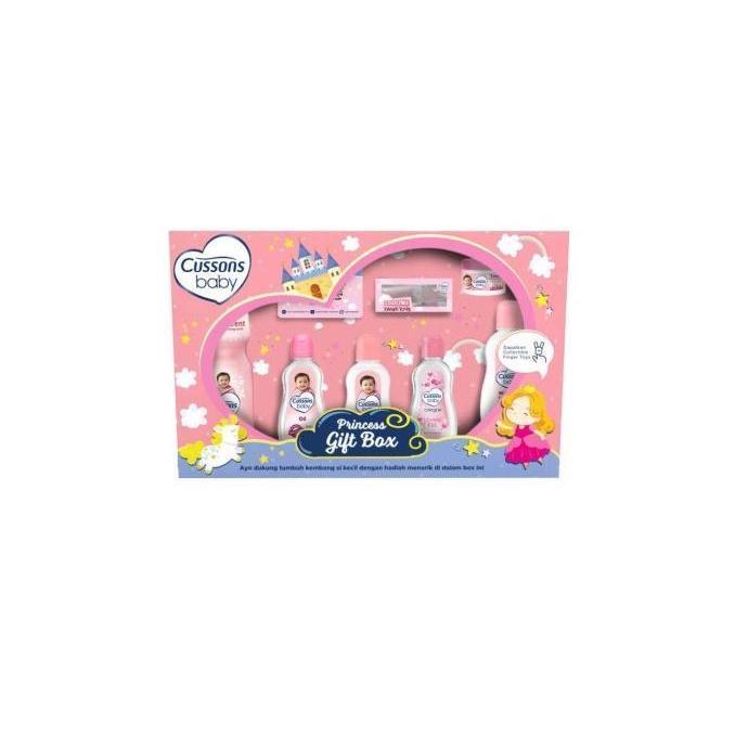 (Cooger) Cussons Baby Gift Set Box Box Besar Shampoo Sabun Lotion Oil Hadiah