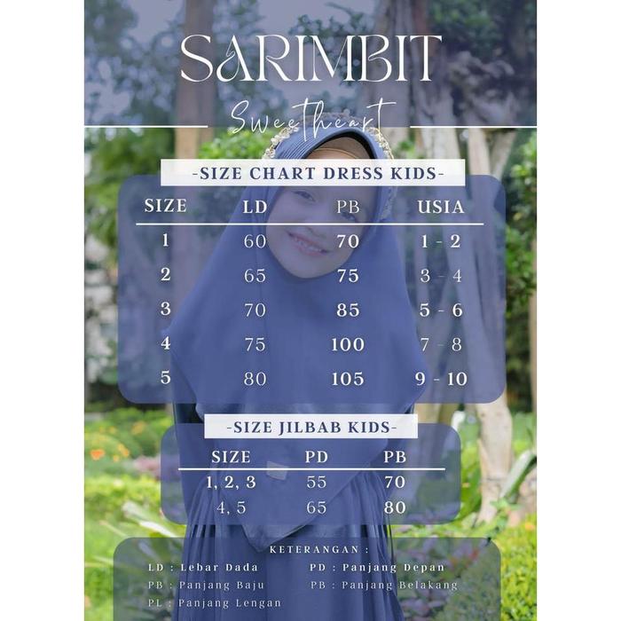 READY STOCK SARIMBIT SWEET HEART BY ANB FASHION