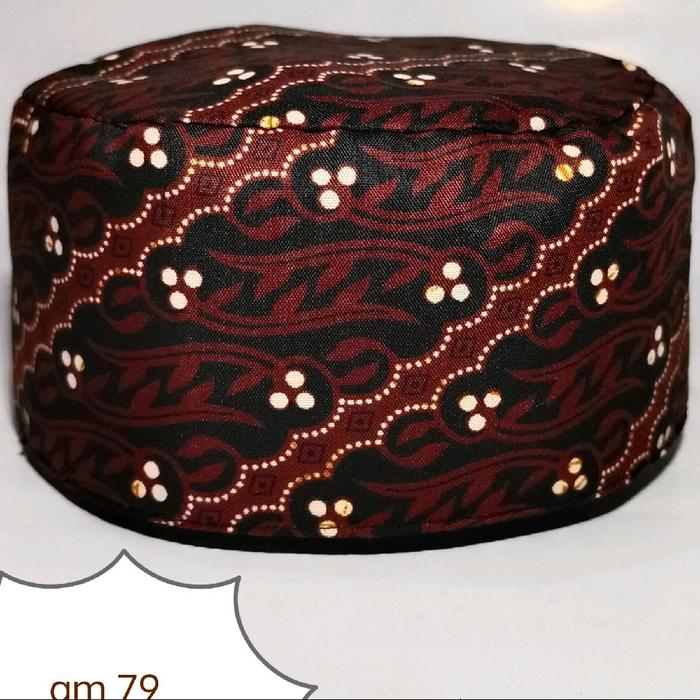 peci lipat batik asli pekalongan (TIDAK TEBAL SEPERTI SONGKOK) Kopiah
