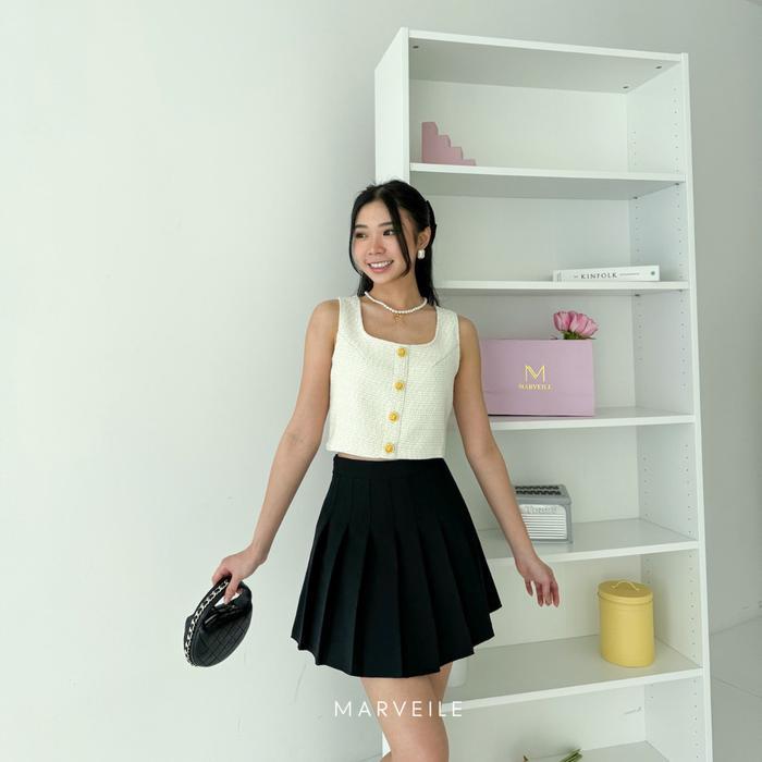 [ Marveile ] Dahye Tweed Top / Tweed Top
