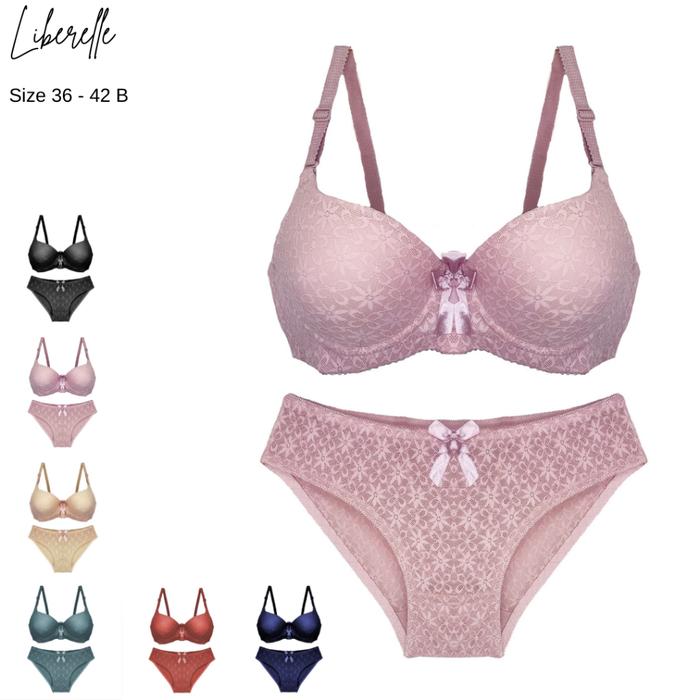 SHERINA BRA / BH SET + CD WANITA SEXY PREMIUM QUALITY CUP 36B-42B KAWAT PUSH UP MURAH