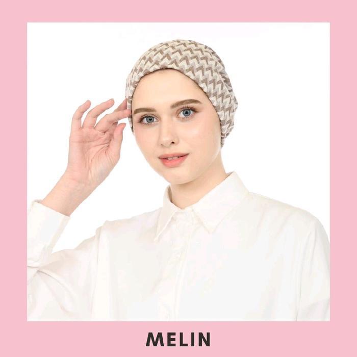 Kaloka turban hijab beanie kupluk topi kemo - Melin