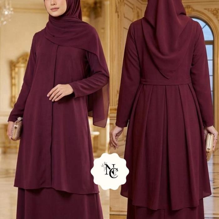 Setrok polos/Setrok lipit belakang/Setrok terbaru/Setrok Cantik