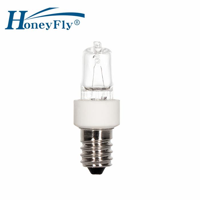HoenyFly 10 Buah Lampu Halogen Kulkas 25W E14 Bohlam Halogen Hemat