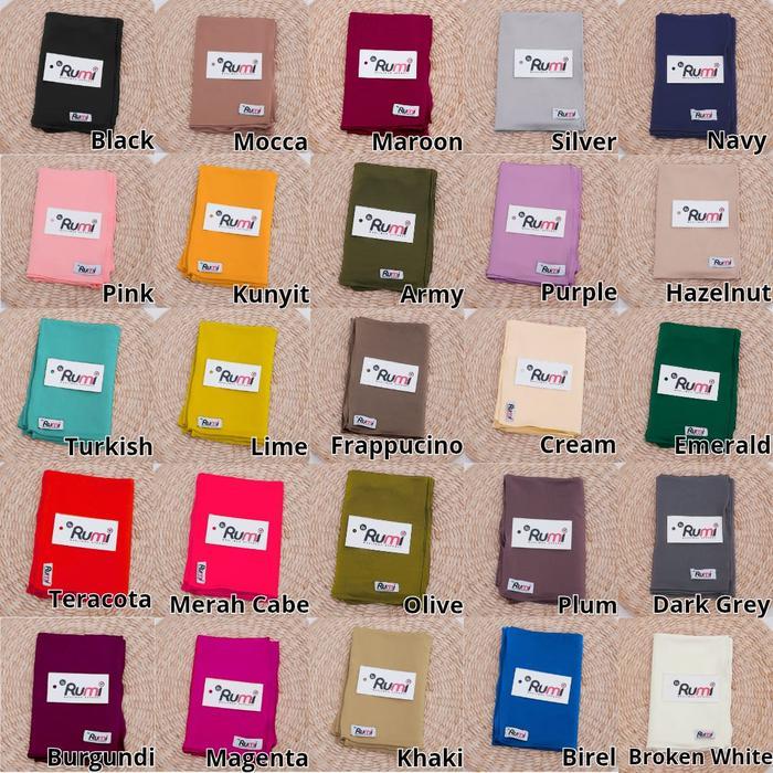 [PAKET 5 PCS] Bergo Meleyot Ayesha Jilbab Hamidah Rasa Pashmina t Sport Padel Flowy Size M Bahan Jer