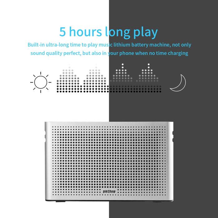 Stereo Portable Wireless Speaker CSR4.0 /Aux-in Speaker 8W Built-in