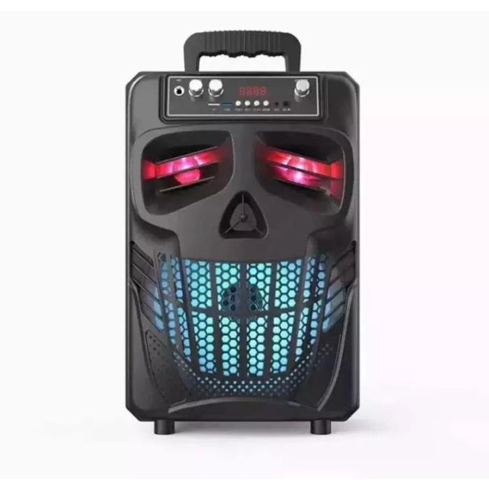 Speaker Bluetooth Karaoke Free Mic 8,5Inchi QS7801/ Salon Aktif Portable Radio Fm Mp3 Super Bass Spe