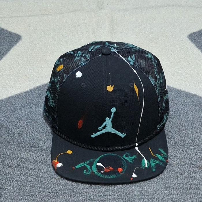 topi jaring trucker hat air jordan unik rare original no stussy new era