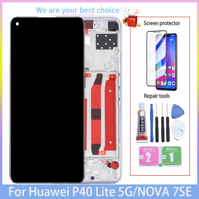 6.5" AAA Quality For Huawei Nova 7 SE P40 Lite 5G LCD Display Touch