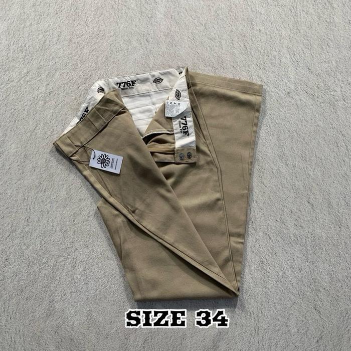 Celana Dickies 776F Slim Fit Size 34 / Dickies 874 Original Fit / Dickies Double knee / Dickies 873 