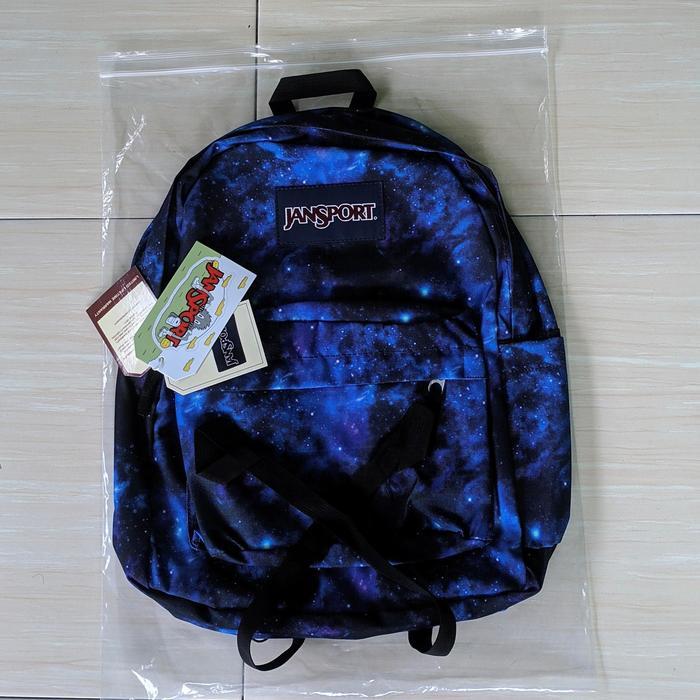 Tas jansport Original uniseks motif galaxy full tag/emboush/bagpack school/ransel school terbaru Bac