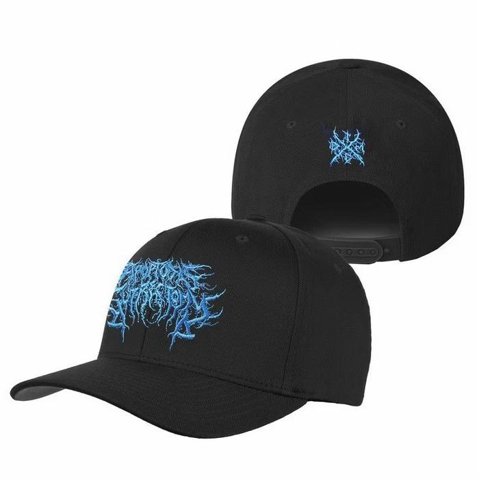 APOPTOSIS GUTRECTOMY logo iddm blue - BASEBALLCAP ORIGINAL | Topi musik | topi band | topi metal | B
