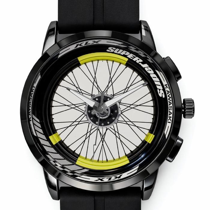 Jam Tangan KLX SUPERMOTO RACING KLX KAWASAKI SUPERMOTO red Velg Rims