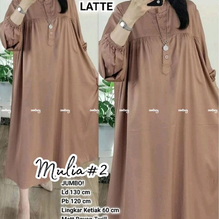 MULIA TUNIK JUMBO LD130 BAHAN RAYON TWIL PREMIUM