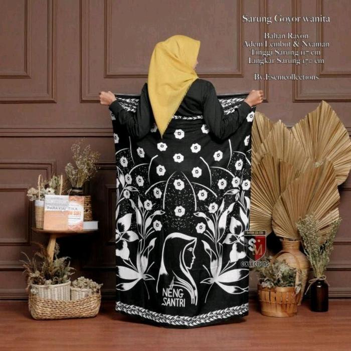 Sarung Neng umi laila alamat anak soleh terviral best seller Wanita Kain Rayon Nyaman Santri Muslim