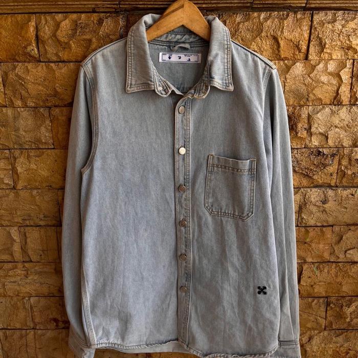 Kemeja pria denim OW size M
