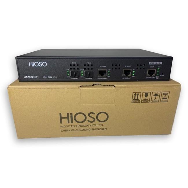 HIOSO HA7302CST OLT 2PON EPON OLT HIOSO HA7302 non sfp