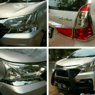 PAKET GARNISH GARNIS LIST LAMPU DEPAN BELAKANG GRAND AVANZA 2016 JSL
