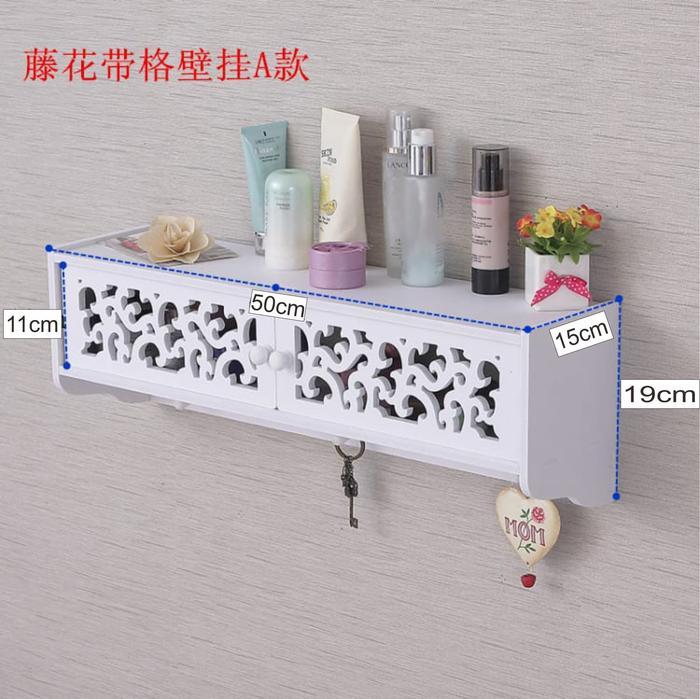 Rak Dinding Toilet DIY - Rak Toilet Vintage A641