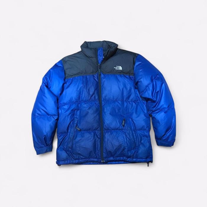 Vintage The North Face Nuptse Stwo pocket down puffer bulang jacket  Two tone colorway  Size fit L/X