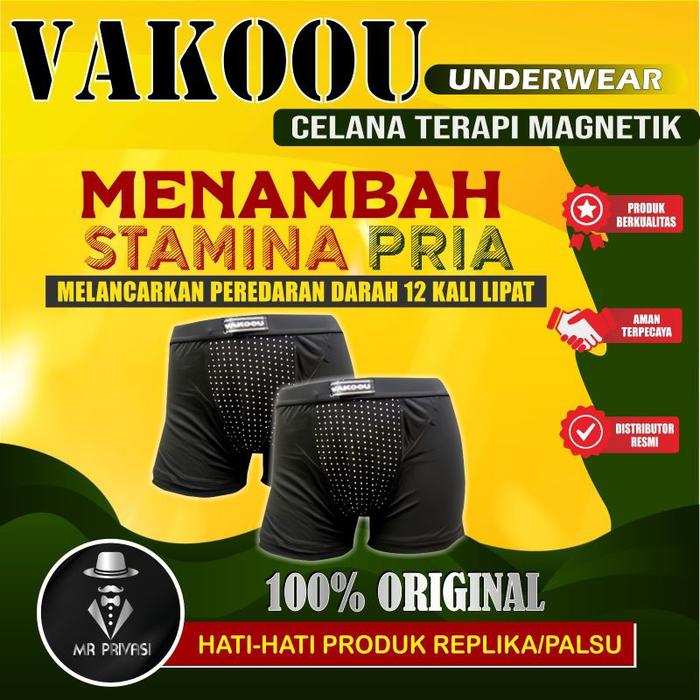 WAJIB PUNYA ! CELANA DALAM BOXER TERAPI KEPERKASAAN KESEHATAN MAGNET MAGNETIC PEMBESAR PEMANJANG MR 