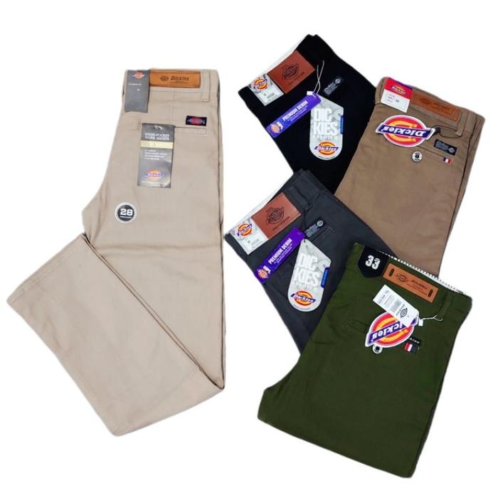 CELANA CHINOS PANJANG SLIM FIT PRIA FULL AKSESORIS DICKIES | CELANA CHINOS PANJANG PREMIUM DICKIES