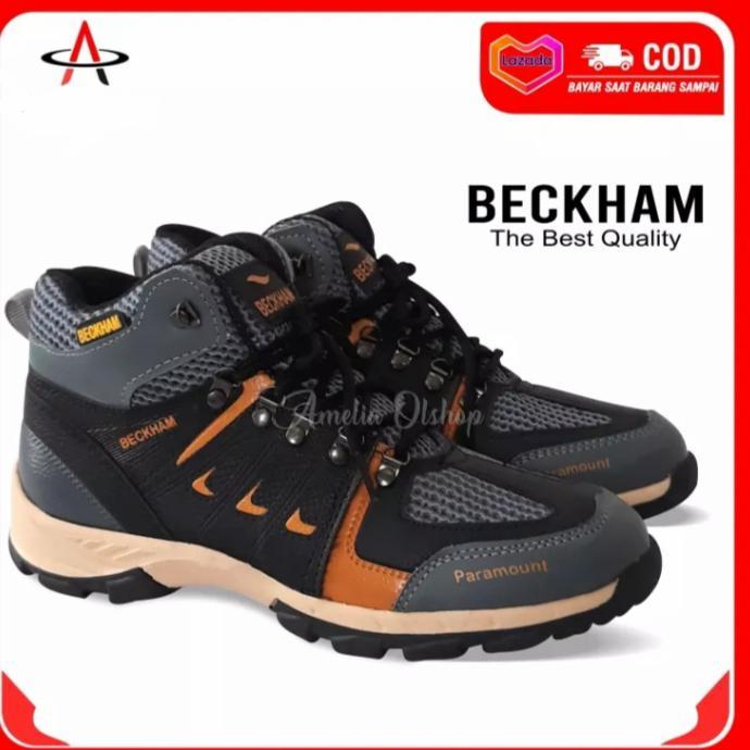 sepatu paramount beckham Sepatu Hiking Gunung Pria Beckham - Cokelat, 43