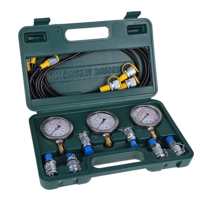 Hydraulic Pressure Gauge Excavator Pressure Test With Testing Hose