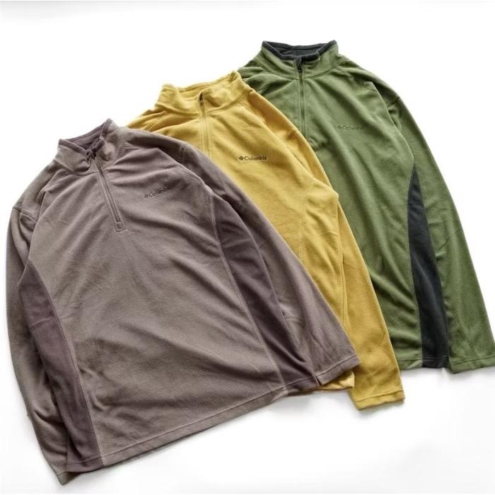 Columbia mens klamath range II half zip New Original