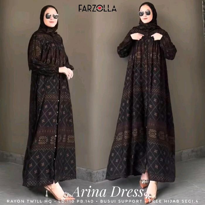 arina dress ORI BERLABEL FARZOLLA