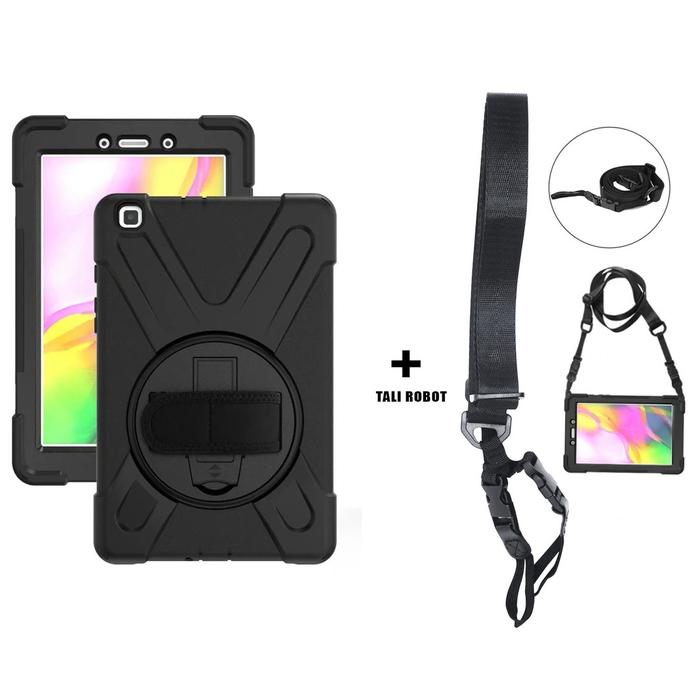 Casing Hard Case Robot Rugged Hybrid Armor Standing Samsung Galaxy T290/ T295 | Tab A9 | Tab A9+ & T