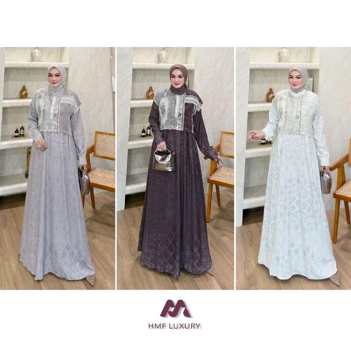 GAMIS DRESS TERBARU KAMEELA DRESS VOL 2 PREMIUM ORI BY HMF LUXURY