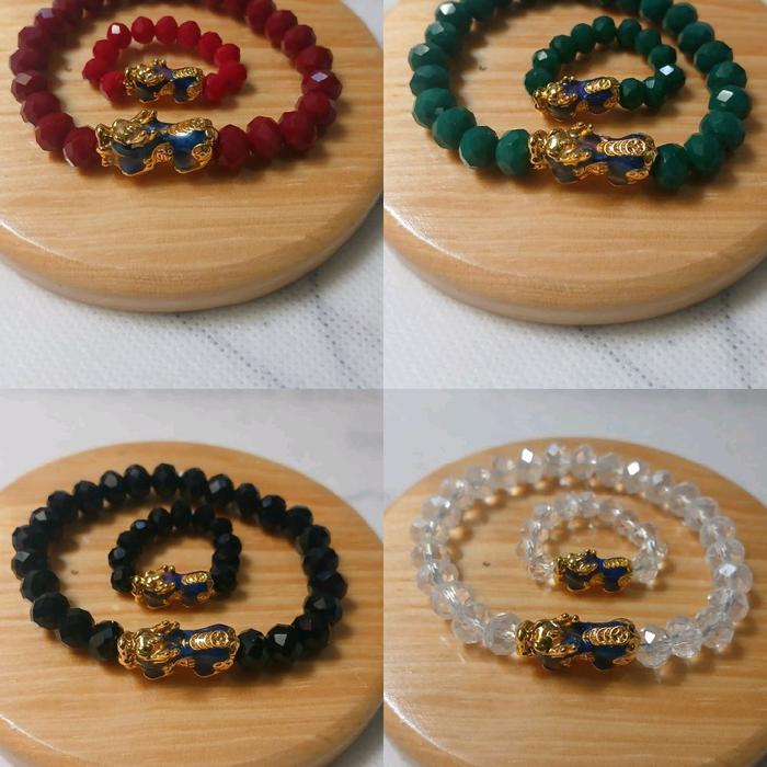 Set Gelang Cincin Pixiu Naga Premium // Set Gelang Cincin Barongsai