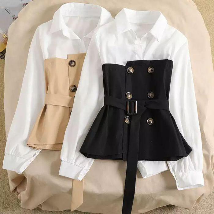Raisa Blouse BLOUSE KEKINIAN/ATASAN KEKINIAN/ATASAN WANITA/BLOUSE